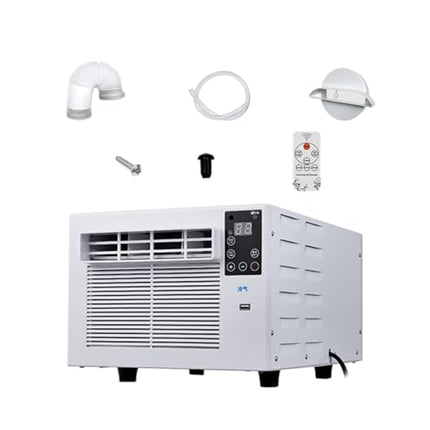 LR Decor Bazaar 1881 BTU Portable Air Conditioner, Compressor Cooling Conditioner for Dorm, RV, Home, Bedroom, Camping, Tent, Kitchen, Both Indoor & Outdoor Use, 28.5cm x 23cm x 46cm, As Pr Image 