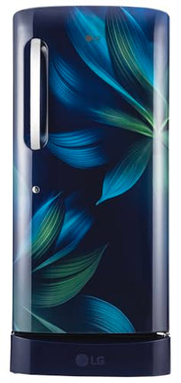 LG 210 L, 5 Star, Direct Cool, Smart Inverter Compressor, Single Door Refrigerator (2025 Model, GL-D231ABAU, Blue Aurora, Humidity Controller, Base stand with Drawer & Fast Ice Making) 