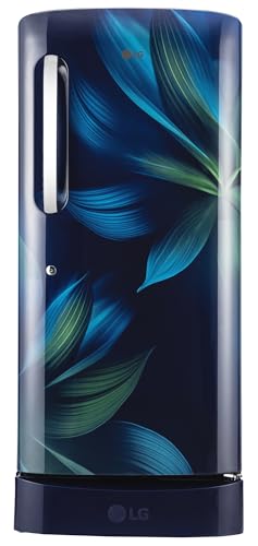 LG 210 L, 5 Star, Direct Cool, Smart Inverter Compressor, Single Door Refrigerator (2025 Model, GL-D231ABAU, Blue Aurora, Humidity Controller, Base stand with Drawer & Fast Ice Making) 
