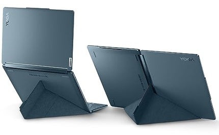 Lenovo Yoga Book 9 13th Gen Intel Evo Core i7 Dual 13.3" 2.8K OLED Display(2x33.7cm) with Pen+Keyboard|16GB/1TB SSD/Win 11/Office 2021/5.0MP IR Camera/360 B&W Rotating Soundbar/Teal/1.34Kg,82YQ001DIN 