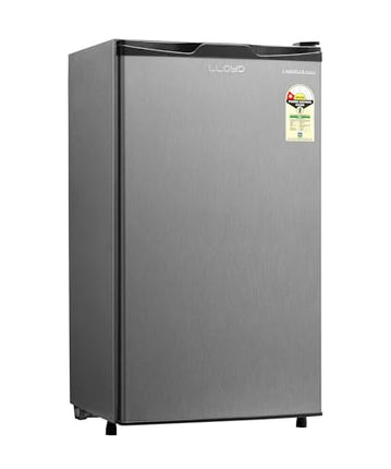 Lloyd 92 L Direct Cool Single Door 1 Star Refrigerator with Dedicated Freezer Section Big Bottle StorageFull Vegetable Box (Grey Metallic) 