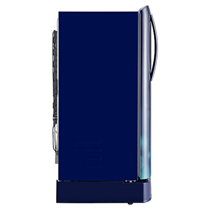 LG 201 L 5 Star Inverter Direct-Cool Single Door Refrigerator (GL-D211HBCZ, Blue Charm, Base stand with drawer) 