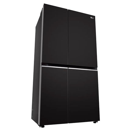 LG 655 L Frost Free Smart Inverter Double Door Side by Side Refrigerator (GL-B257HWBY, Western Black, Express Freezing | Multi Air-Flow) 