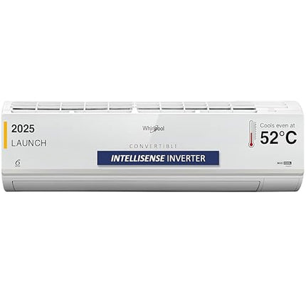 Whirlpool 1.5 Ton 3 Star, Magicool Inverter Split AC (MAGICOOL 15T 3S INV CNV S5K2PP0, Copper, Convertible 4-in-1 Cooling Mode, HD Filter White) 