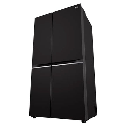 LG 655 L Frost Free Smart Inverter Double Door Side by Side Refrigerator (GL-B257HWBY, Western Black, Express Freezing | Multi Air-Flow) 