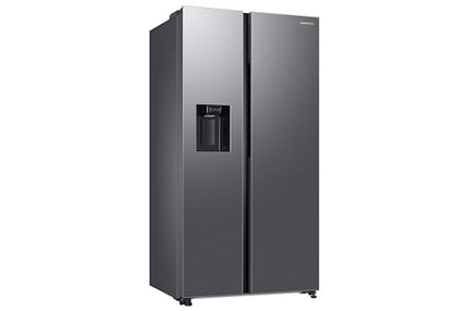 Samsung 633 L, 3 Star, Frost Free, Double Door, Convertible 5-in-1 Digital Inverter, Side By Side Refrigerator with AI, WiFi & Water & Ice Dispenser (RS78CG8543S9HL, Silver, Refined Inox) 