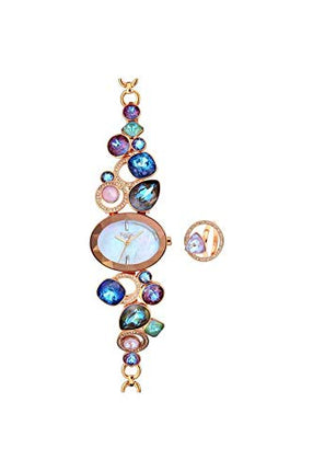 Titan Raga Moments of Joy Mother of Pearl Dial Women Multicolor Analog Watch with Metal Strap-NS95126WM01F 