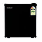 Rockwell 47L Mini Refrigerator – Compact Design, 2-Star Rated, Ideal for Small Spaces, Dorms, and Offices, Features Reliable Cooling and Adjustable Shelves with Chiller Tray, Black 