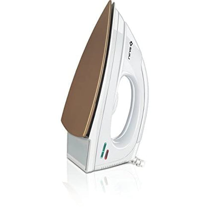 Bajaj Dx-7 1000W Dry Iron With Advance Soleplate And Anti-Bacterial German Coating Technology, White, 1000 Watts 