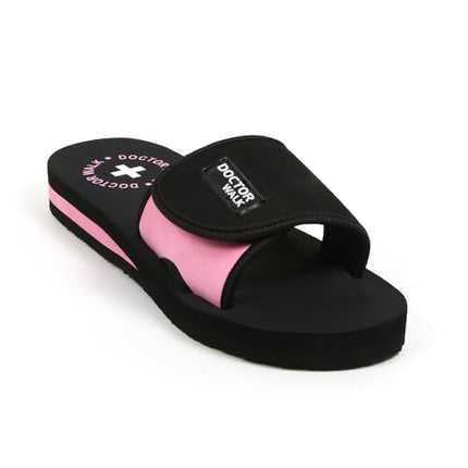 Doctor Walk Flip Flop for Women | Soft Comfortable | Breathable | Fashionable | Stylish | Trendy | Super soft | Lightweight | Anti-Slip Sole | Indoor & Outdoor | (DW-029) (Pink-07) 