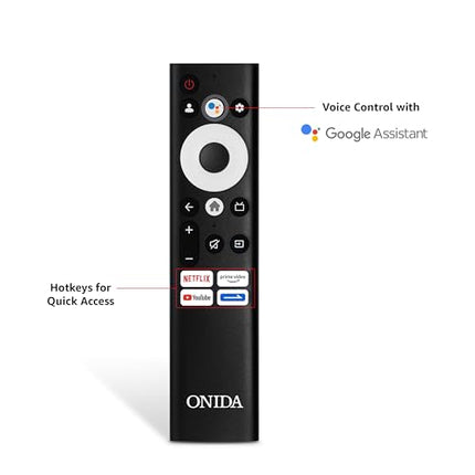 ONIDA 80 cm (32 inches) Nexg Series HD Ready Smart Google QLED TV QZ32HI 