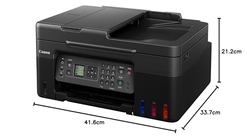 Canon PIXMA MegaTank G4770 All-in-one (Print, Scan, Copy) Wireless Inktank Printer with ADF and Fax 