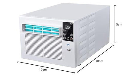 LR Decor Bazaar 1881 BTU Portable Air Conditioner, Compressor Cooling Conditioner for Dorm, RV, Home, Bedroom, Camping, Tent, Kitchen, Both Indoor & Outdoor Use, 28.5cm x 23cm x 46cm, As Pr Image 
