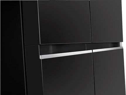 LG 655 L Frost Free Smart Inverter Double Door Side by Side Refrigerator (GL-B257HWBY, Western Black, Express Freezing | Multi Air-Flow) 