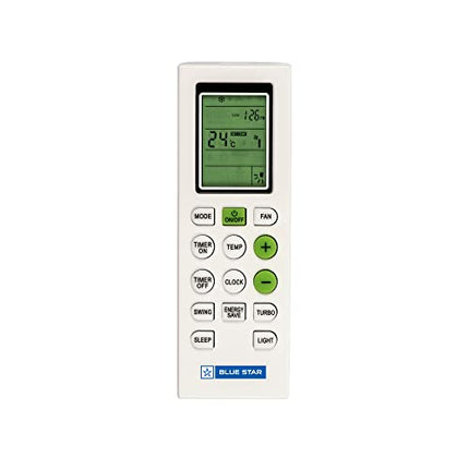Blue Star 1 Ton 2 Star Fixed Speed Split AC (Copper, Anti Corrosive Gold Fins, Dry Mode, Eco Mode, Hidden Display, Self Diagnosis, Stabiliser Free Operation, Turbo Cool, FA212YNU,White) 
