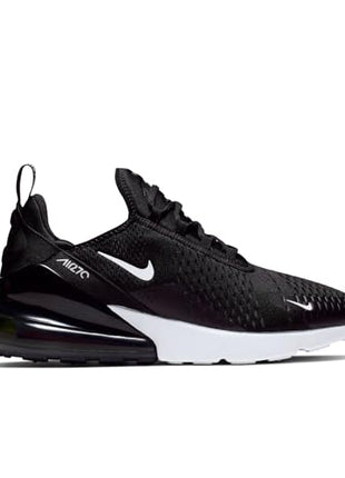Nike Men's Air Max 270 Running Shoes, Black, 8 US