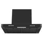 Faber 60 cm 1000 m³/hr T-Shape Kitchen Chimney || Baffle Filter || 12 years warranty on Motor|| Motor- 250 Watt (HOOD MARS PB BF BK 60) 
