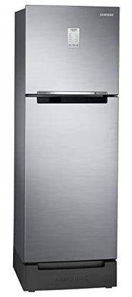 Samsung 236L 2 Star Inverter Frost-Free Convertible 3 In 1 Double Door Refrigerator Appliance (RT28C3832S8/HL,Elegant Inox), Base Stand Drawer 
