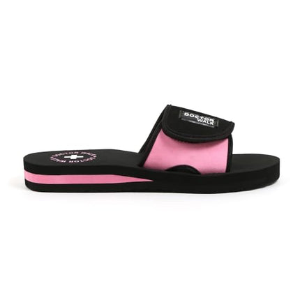 Doctor Walk Flip Flop for Women | Soft Comfortable | Breathable | Fashionable | Stylish | Trendy | Super soft | Lightweight | Anti-Slip Sole | Indoor & Outdoor | (DW-029) (Pink-07) 