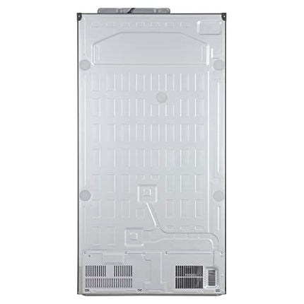 LG 655 L Frost-Free Smart Inverter Double Door Side-By-Side Refrigerator (GL-B257HDSY, Dazzle Steel, Express Freeze | Multi Air-Flow) 