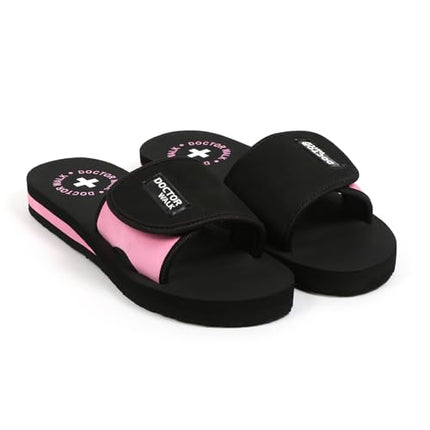 Doctor Walk Flip Flop for Women | Soft Comfortable | Breathable | Fashionable | Stylish | Trendy | Super soft | Lightweight | Anti-Slip Sole | Indoor & Outdoor | (DW-029) (Pink-07) 