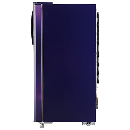 LG 185 L, 4 Star, Smart Inverter, Direct-Cool Single Door Refrigerator (GL-B199OBEY, Blue Euphoria, Smart Connect & Fast Ice Making) 