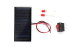 Electronic spices solar for DIY, solar panel 6v- 60 mah, 80mm*40mm*03mm, 2 leds,1 ON/OFF, wire connect with solar 