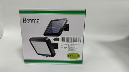 BENMA Solar Lights for Outdoors, 56 LEDs, Solar Lights, 120° Super Bright Solar Wall Light with Motion Sensor, IP65 Waterproof Garden Security Wall Light with 5 m Cable 