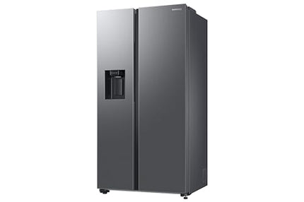 Samsung 633 L, 3 Star, Frost Free, Double Door, Convertible 5-in-1 Digital Inverter, Side By Side Refrigerator with AI, WiFi & Water & Ice Dispenser (RS78CG8543S9HL, Silver, Refined Inox) 