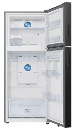 Samsung 396 L, 3 Star, Convertible 5-in-1, Digital Inverter, Frost Free Double Door, Bespoke AI WiFi Enabled Refrigerator (RT41DG6A4DB1HL, Black Matte/Black DOI) 