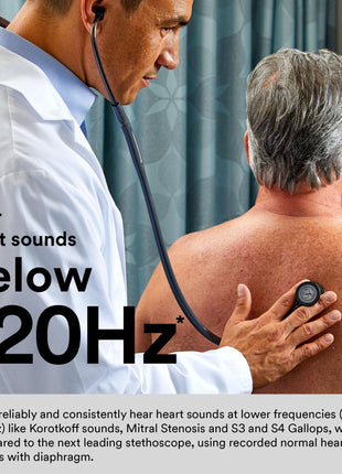 3M Littmann Cardiology IV Diagnostic Stethoscope, Standard-Finish Chestpiece, Black Tube, Stainless Stem and Headset, 27 inch, 6152 