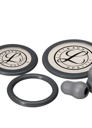 3M Littmann Stethoscope Spare Parts Kit, Classic III and Cardiology IV, Grey, 40017 