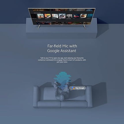 Xiaomi 125 cm (50 inches) X Pro 4K Dolby Vision IQ Series Smart Google TV L50M8-5XIN (Black) 