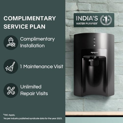 Aquaguard Delight NXT Lite RO+MC Water Purifier | Free Service Plan worth ₹2000 | India’s #1 Water Purifier | Suitable for Borewell, Tanker & Municipal Water | 30x Impurity Removal vs Local Purifiers 