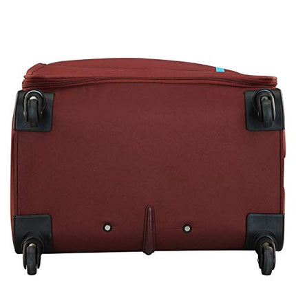 Aristocrat Large Polyester Hybrid Spinner Suitcase Dasher 4W STROLLY 78 RED, 43 Cm 