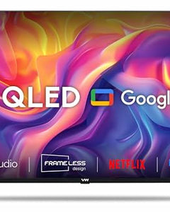 VW 80 cm (32 inches) Pro Series HD Ready Smart QLED Google TV VW32GQ1 (Black) 