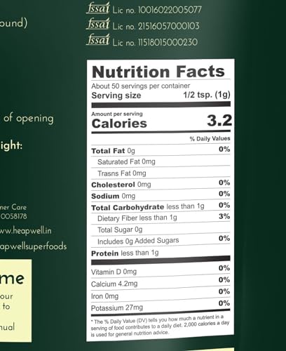 Heapwell Superfoods Japanese Matcha Green Tea Powder, 50 Grams (30 Servings) | Sourced From Shizuoka, Japan