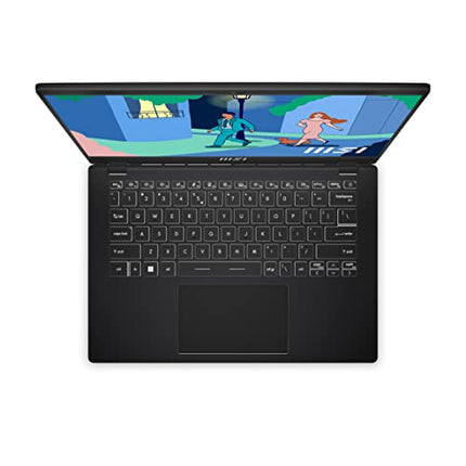 MSI Modern 14, Intel 12th Gen. i3 1215U,36CM Laptop(8GB/512GB NVMe SSD/Windows 11 Home/UHD Graphic/Classic Black/1.4Kg),C12MO-1205IN 