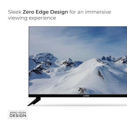 Wobble 80 cm (32 inches) UD Series HD Ready Smart LED Google TV WB32GTAW9216HDFL (Black) 