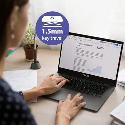 ASUS Chromebook CM14, Octa-Core MediaTek Kompanio 520, 14" (32.46 Cms) FHD, Thin and Light Chromebook (8GB RAM/128GB eMMC Storage/Chrome OS/Gray/1.45 Kg), CM1402CM2A-NK0129 