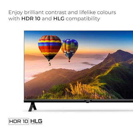 Wobble 139.7 cm (55 inches) UD Series 4K Ultra HD Smart LED Google TV WB55GTAW9602UDFL (Black) 