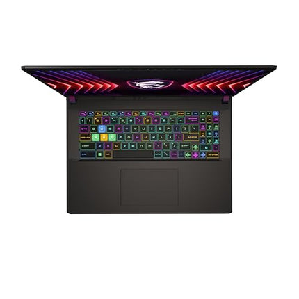 MSI Vector 17 HX, Intel 14th Gen. i9-14900HX, 43CM QHD+ 240Hz Gaming Laptop (32GB/2TB NVMe SSD/Windows 11 Home/NVIDIA GeForce RTX 4070, GDDR6 8GB/Cosmos Black/3Kg), A14VGG-239IN 
