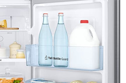Samsung 236L 2 Star Inverter Frost-Free Convertible 3 In 1 Double Door Refrigerator Appliance (RT28C3832S8/HL,Elegant Inox), Base Stand Drawer 