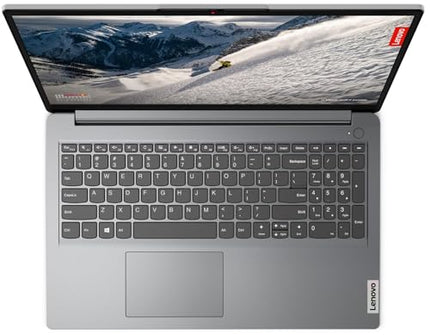 Lenovo IdeaPad Slim 1 Intel® Celeron® N4020 15.6 inch (39.6cm) Thin & Light Laptop (8GB RAM/512GB SSD/Windows 11 Home/Office Home & Student 2024/1Yr ADP Free/Cloud Grey/1.54Kg), 82V700L2IN 