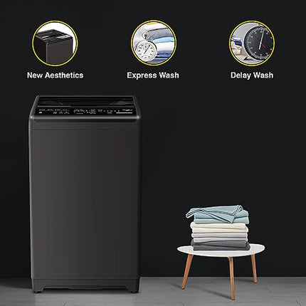 Whirlpool 7.5 Kg 5 Star Royal Fully-Automatic Top Load Washing Machine (WHITEMAGIC ROYAL 7.5 GENX, Grey, Hard Water Wash, ZPF Technology) 