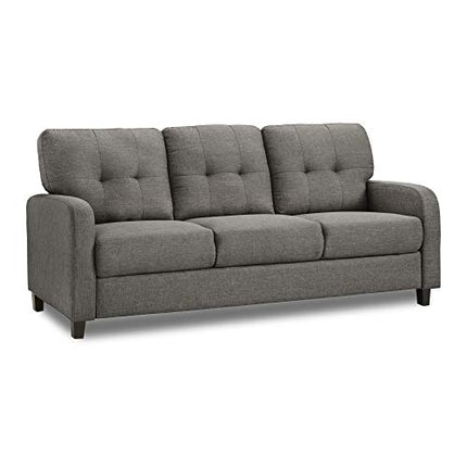 Adorn India Astor 3 Seater Sofa (Grey) (3 Year Warranty) 