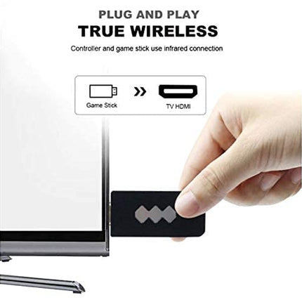 New World TV Video Games Old Arcade Classic Retro TV Game Console HDMI Version Game Stick with 2 Wireless Controller Best Gift for Kids 