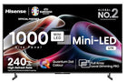 Hisense 139 cm (55 inches) 4K Ultra HD Smart Mini LED QLED TV 55U7K (Black) 