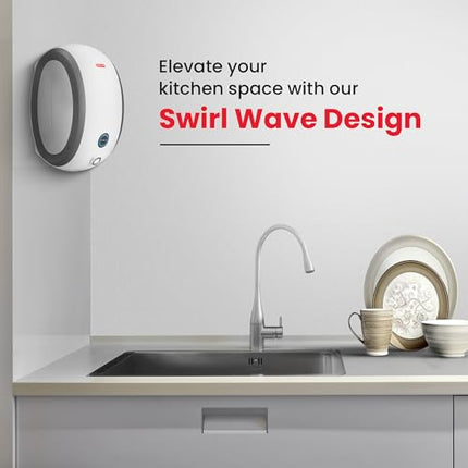 Racold Altroi+ 3L 3KW Vertical Instant Water Heater (Geyser) White with Free Standard Installation & Pipes Smart LED Ring Free Electric Plug Convenient for Kitchen & bathroom, Wall Mounting 