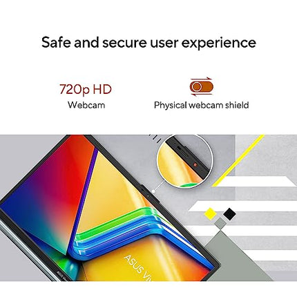 ASUS Vivobook Go 14 (2023), AMD Ryzen 3 7320U, Thin & Light Laptop, 14-inch (35.56 cm) FHD, (8GB RAM /512GB SSD/Windows 11/Office 2021/Alexa Built-in/Grey Green/1.38 kg), E1404FA-NK323WS 